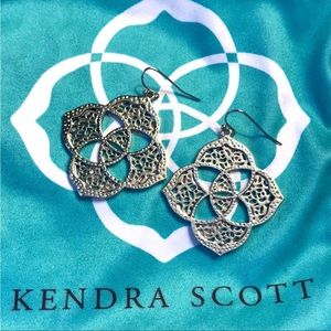 Rare Silver Kendra Scott “Dawn” Earrings